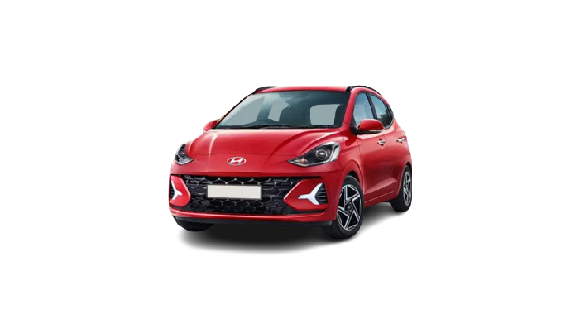 Red Hyundai Grand i10 Nios