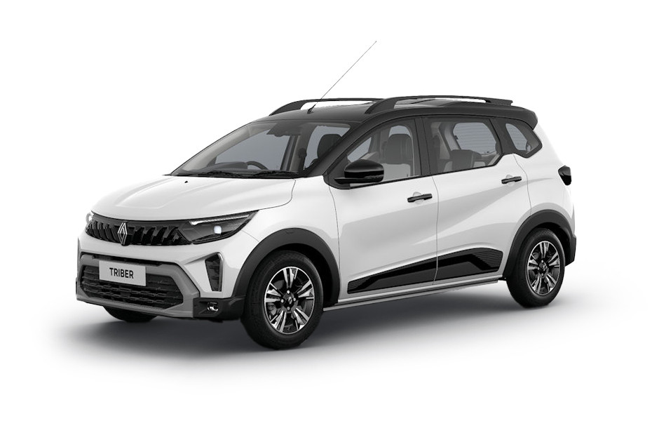 Renault Triber Ice Cool White With Mystery Black Roof