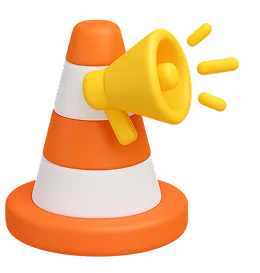 Car horn symbol indicating lane change signal use