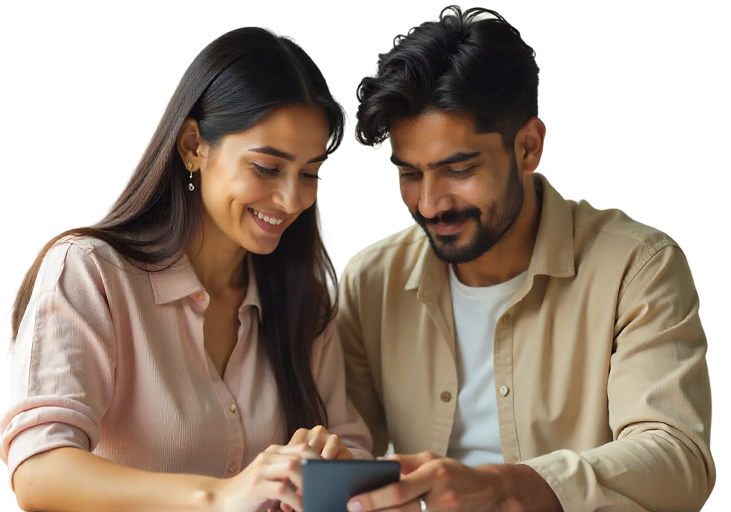 couples calculating emi