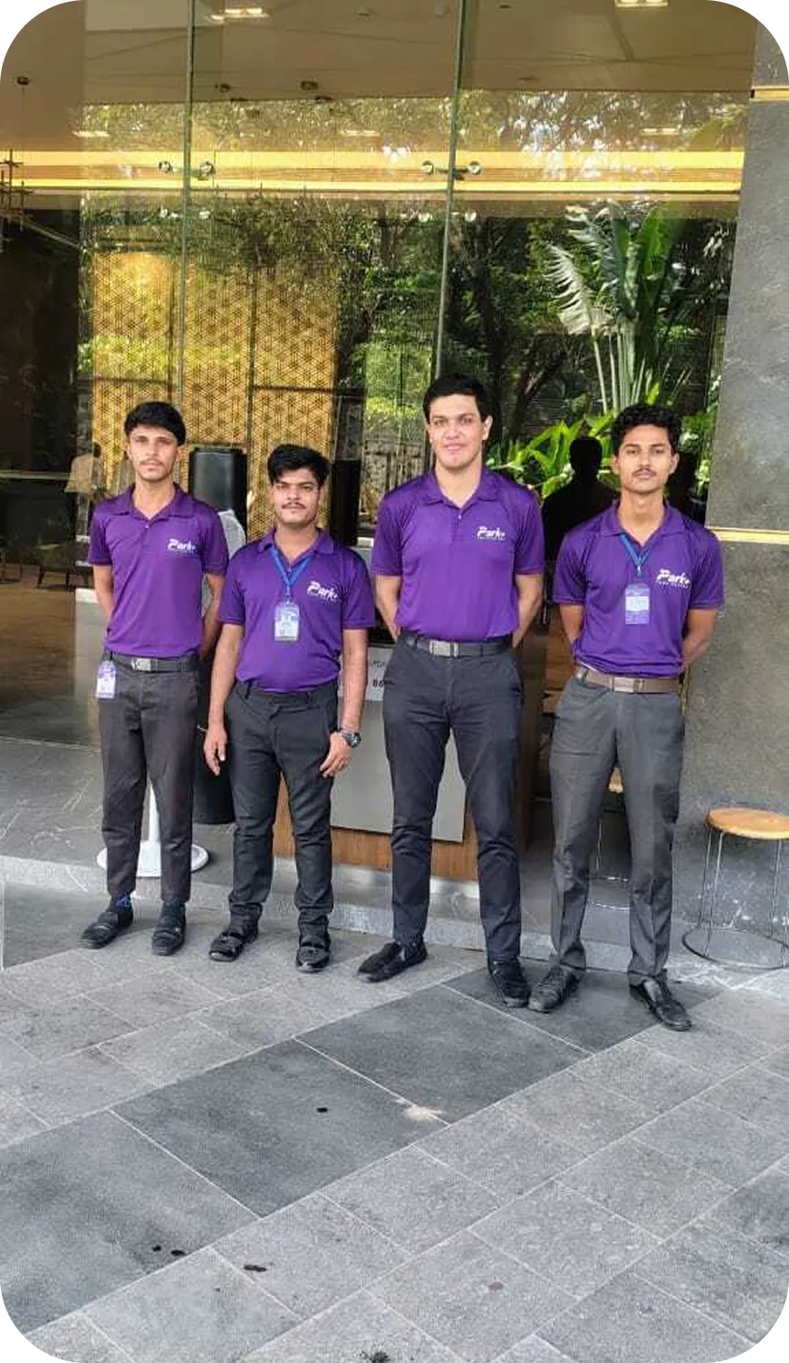 Park+ valet group photo outdoors