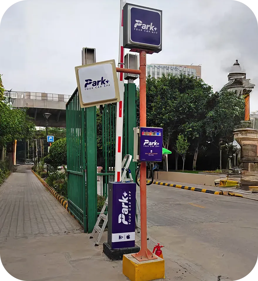 Park+ on-ground Barrier team