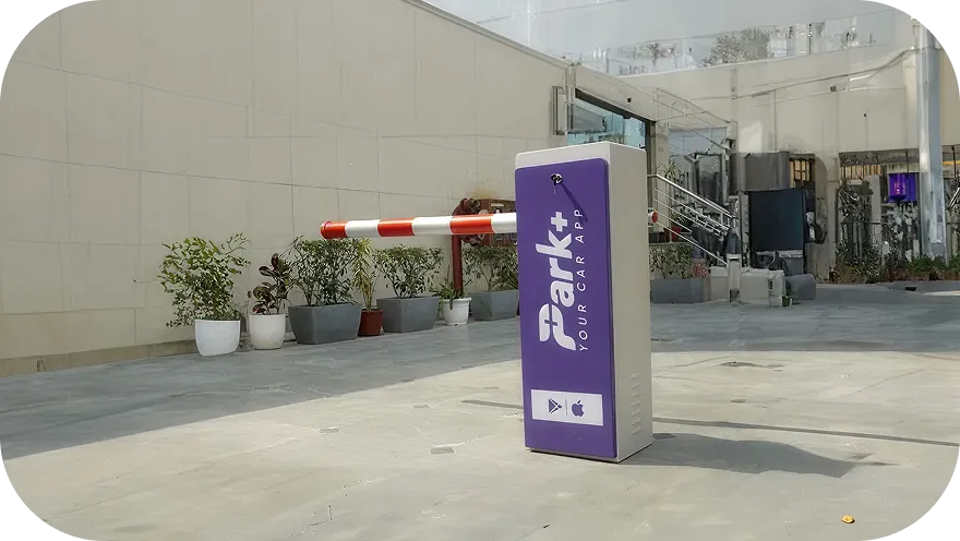 Park+ Barrier crew at service area