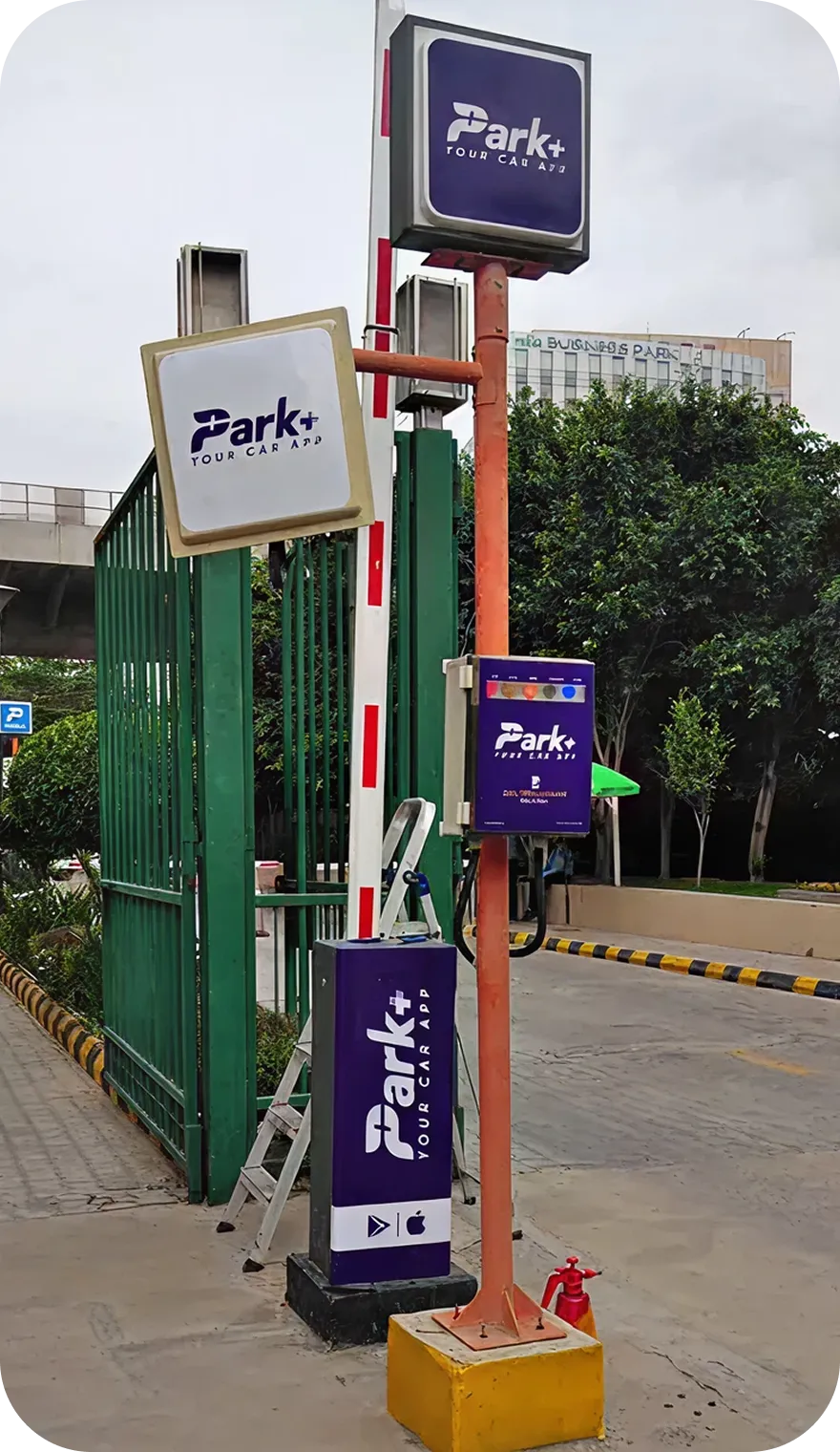 Park+ Barrier group photo outdoors