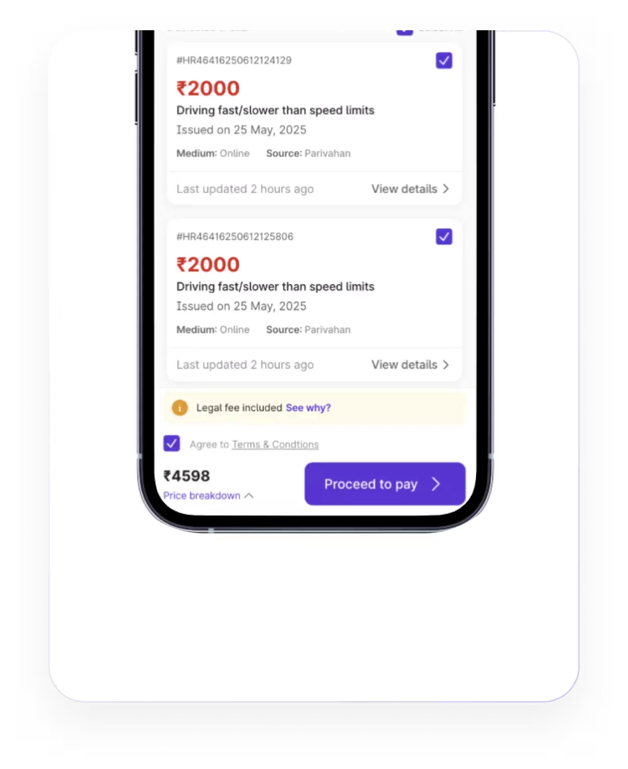 E-Challan Step 2